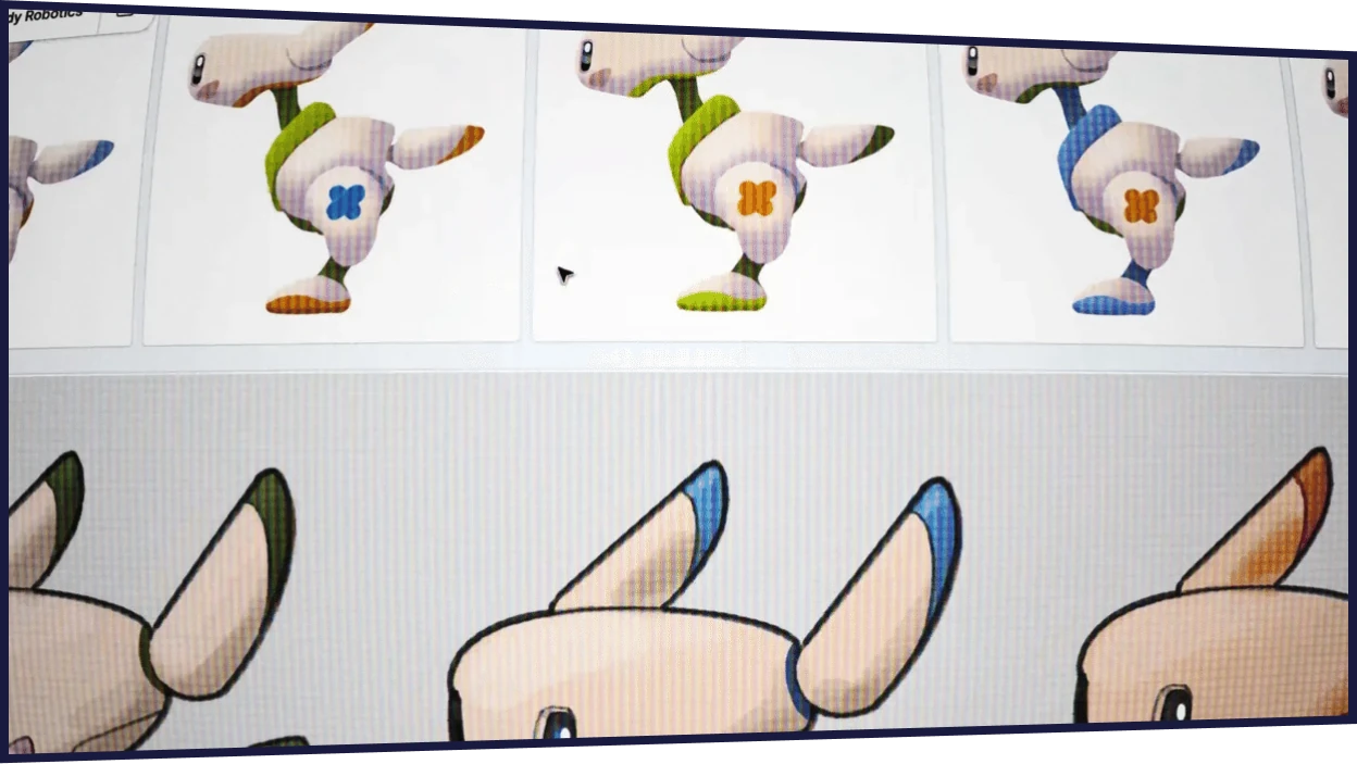 Piko character sketches exploring poses and expressions.